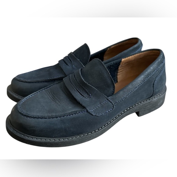 Artisan by Zigi New York Womens Black Leather Penny Loafers Classic Size 6.5 - Picture 2 of 8